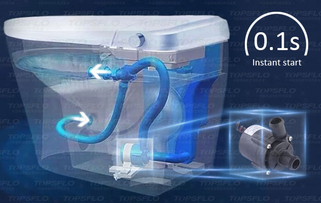 Smart toilet water pump-1