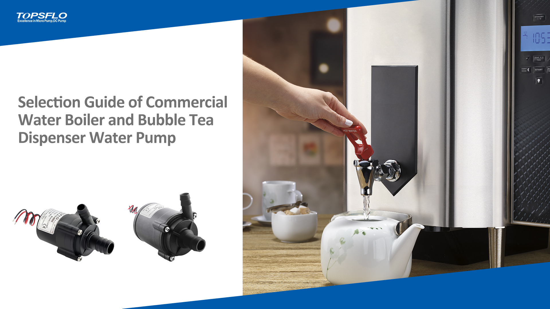 Commercial hot water dispenser pump 