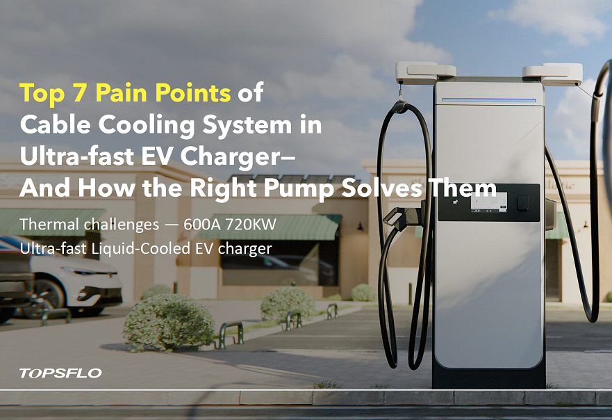 7 Key Pain Points and Solutions for Liquid-Cooled Cable Cooling Systems in EV Ultra-fast Charging Stations