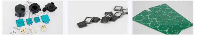 Water pump parts and electronic components