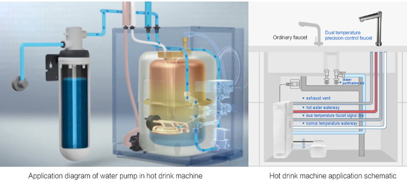 Under-sink Filtered Hot Water Dispenser pump